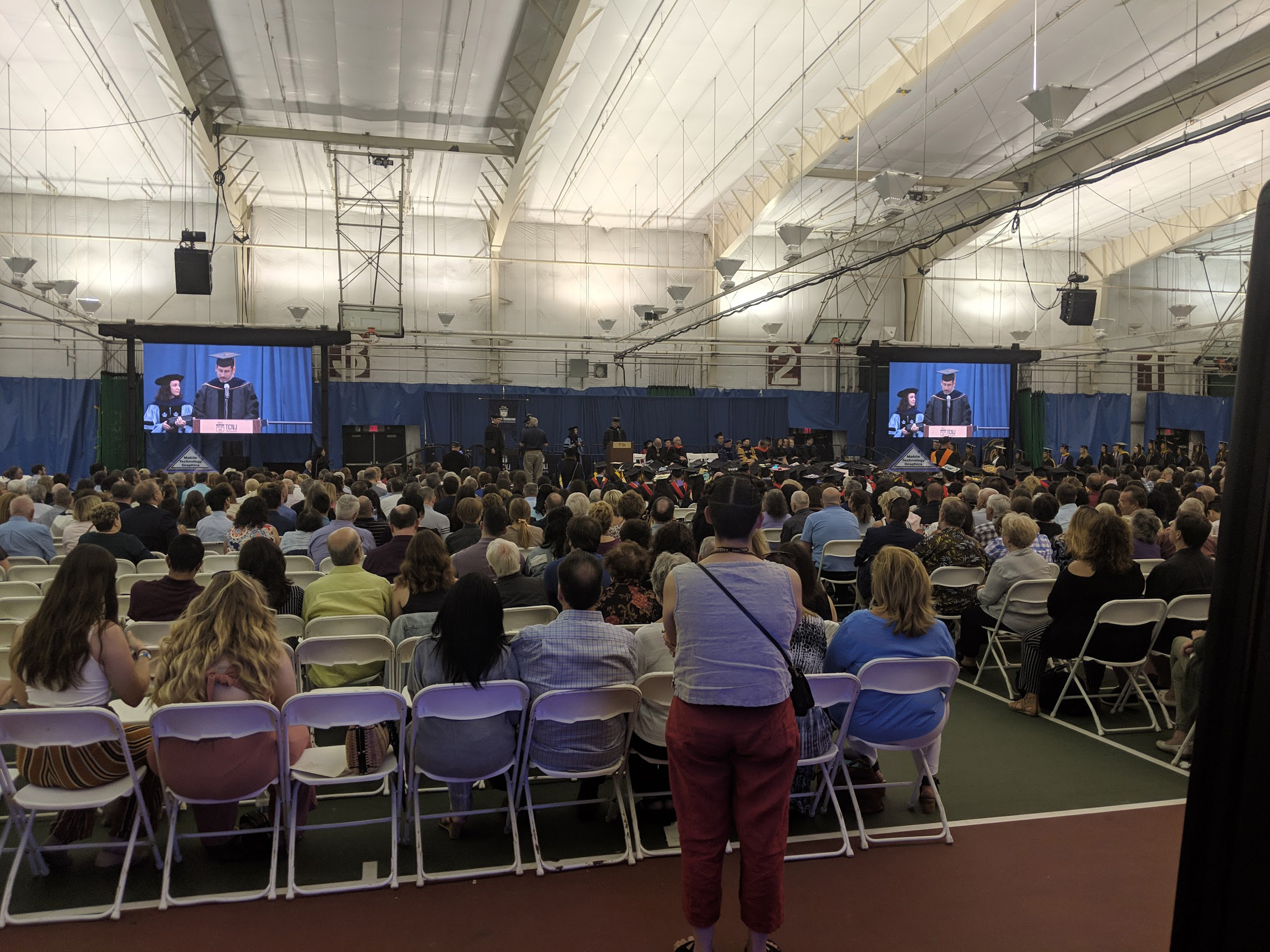 Modular Graduation Video Screens